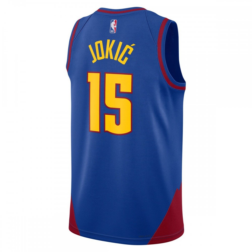 Nikola Jokic Denver Nuggets Jordan Brand 2022/23 Statement Edition Swingman Jersey - Blue-Pro Kit Vault | Brand New 26/27 Sports Jerseys